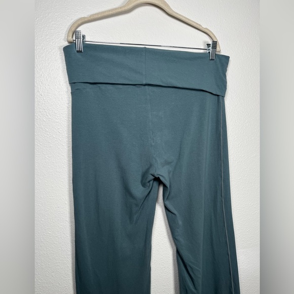 Skims blue/green cotton jersey fold over lounge pants size 2X - Picture 9 of 10